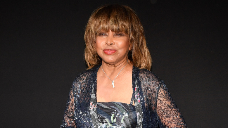 Tina Turner posing in 2018
