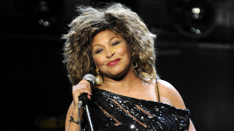 Tina Turner performing