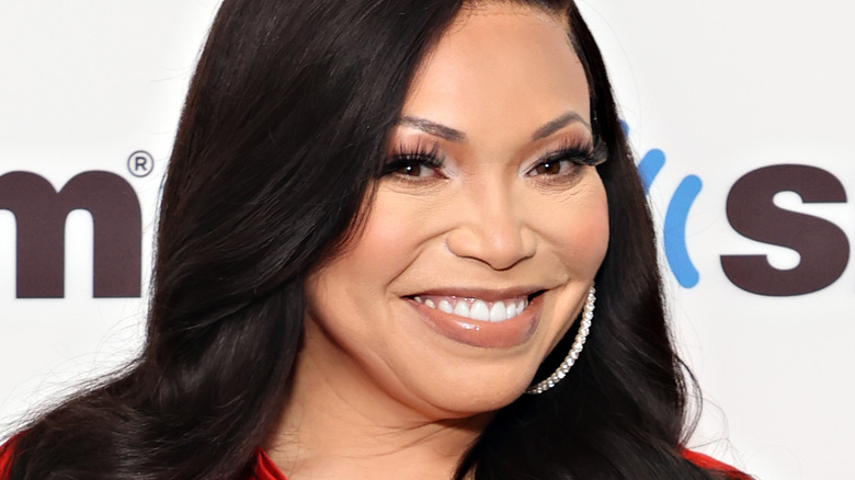 Tisha Campbell smiling