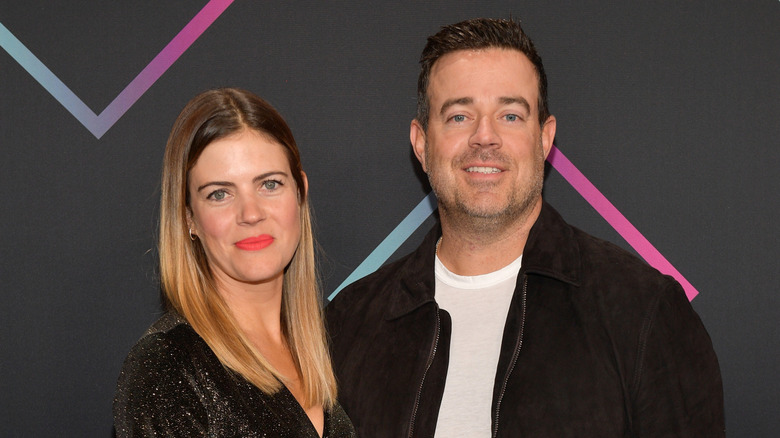Siri Pinter and Carson Daly