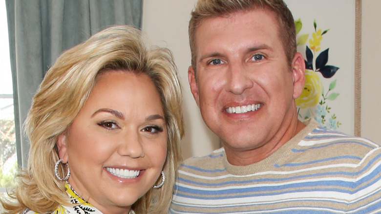 Julie and Todd Chrisley smiling 