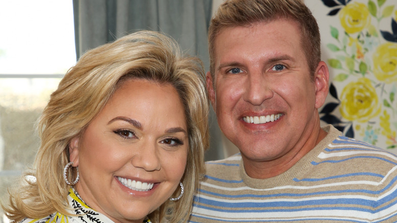 Todd and Julie Chrisley smiling 