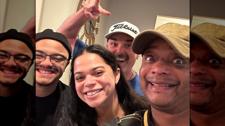 Todd, Bo J., and Spencir Bridges smiling in a selfie together.