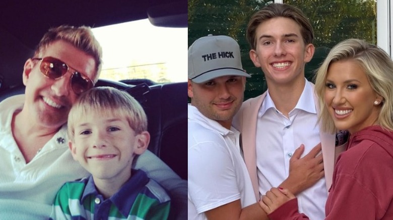 Grayson Chrisley with his family
