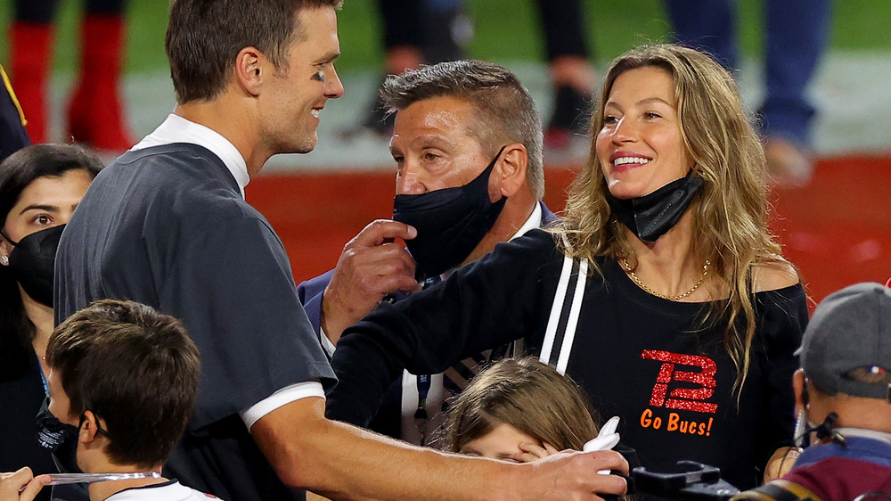 ﻿Tom Brady and wife Gisele