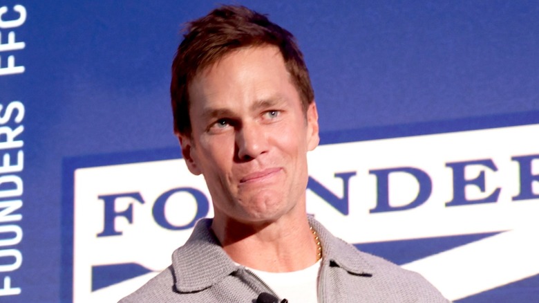 Tom Brady attends the 2026 Fanatics Flag Football Classic Draft in Beverly Hills, CA