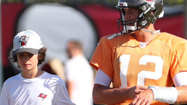 Tom Brady with son Jack