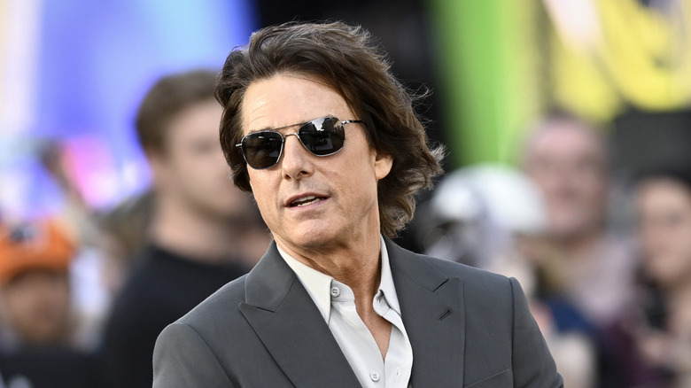 Tom Cruise wearing sunglasses