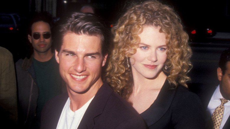 Tom Cruise and Nicole Kidman pose for a photo