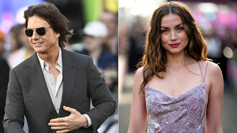 Composite image of Tom Cruise and Ana De Armas