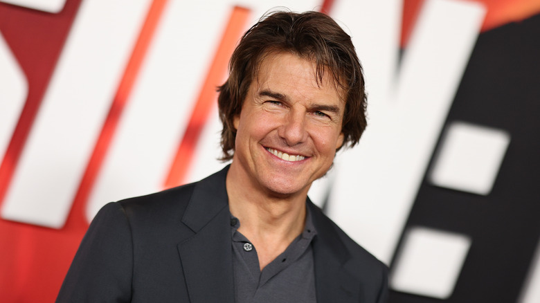 Tom Cruise at 2023 premiere Mission Impossible
