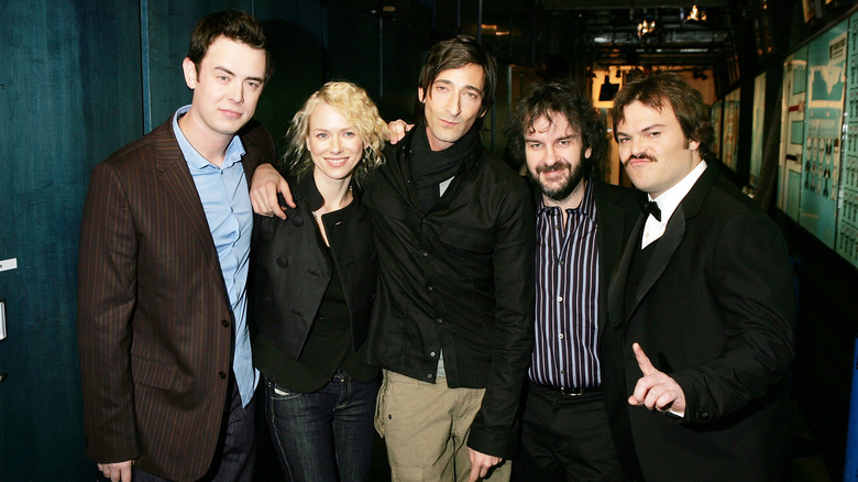 Colin Hanks, Naomi Watts, Adrian Brody, Peter Jackson, and Jack Black at MTV event