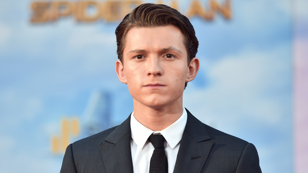 Tom Holland on red carpet