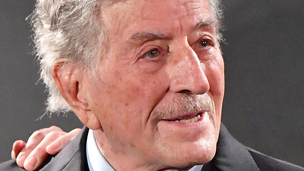 Close up of artist Tony Bennett