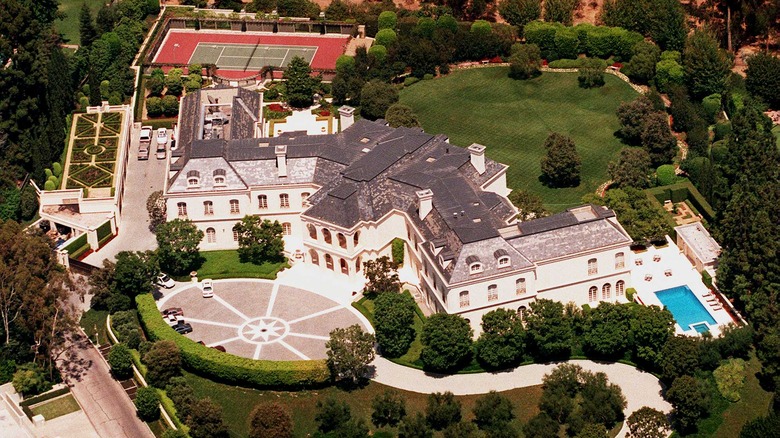 aaron spelling's mansion, known as candyland