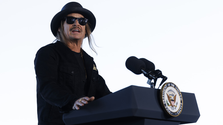 Kid Rock at podium