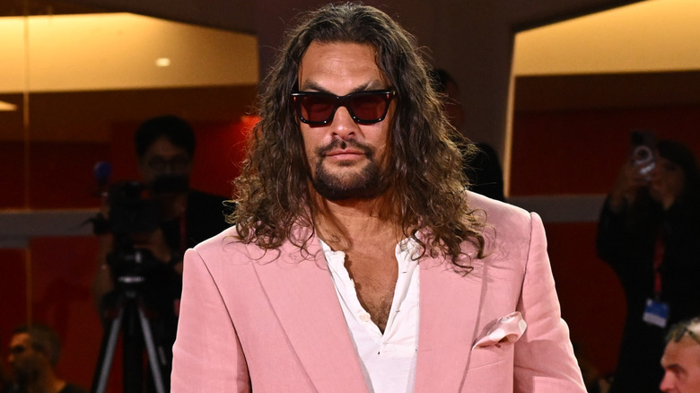Jason Momoa smiling at the Venice International Film Festival in 2025
