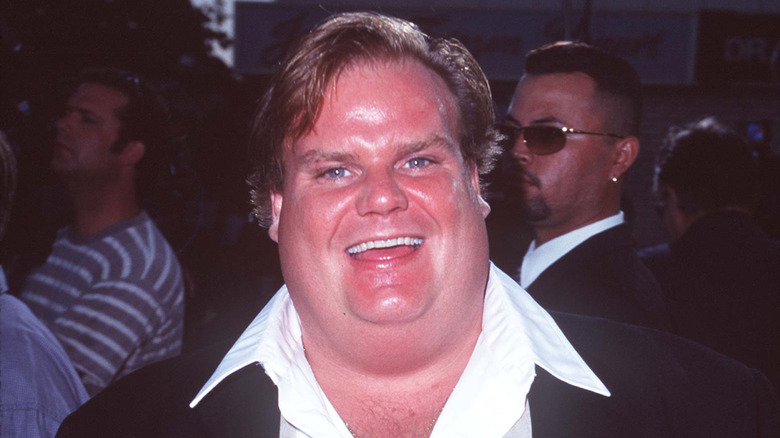 Chris Farley at an event