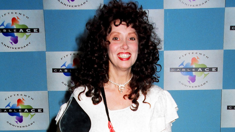 Shelley Duvall with award