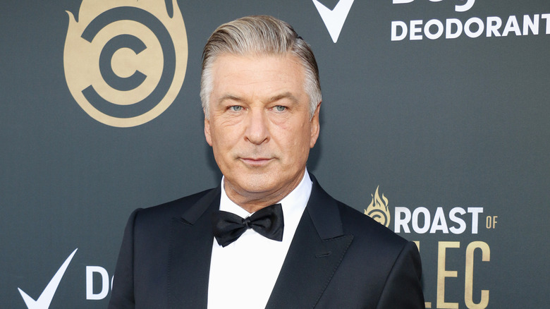 Alec Baldwin wearing a tuxedo