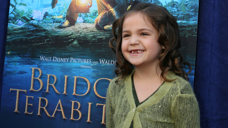 Young Bailee Madison smiling
