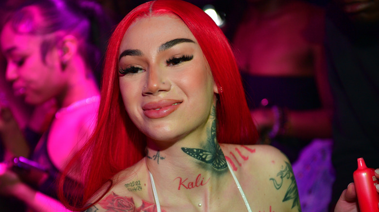 Bhad Bhabie posing