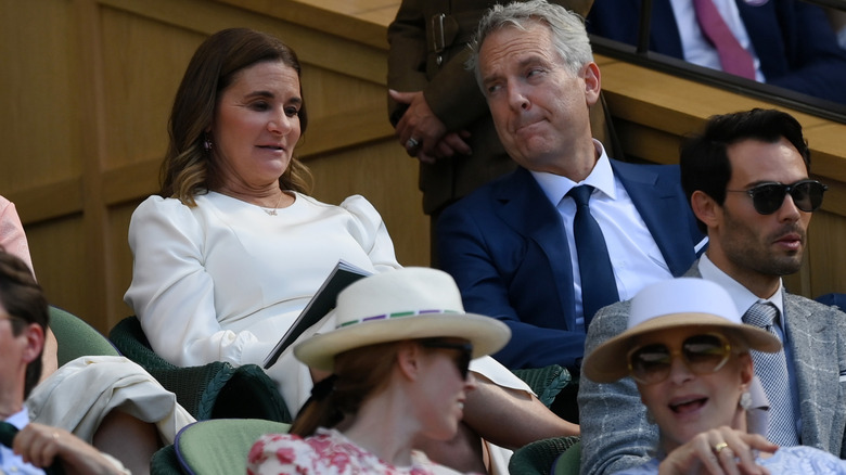 Melinda Gates at Wimbledon in 2022