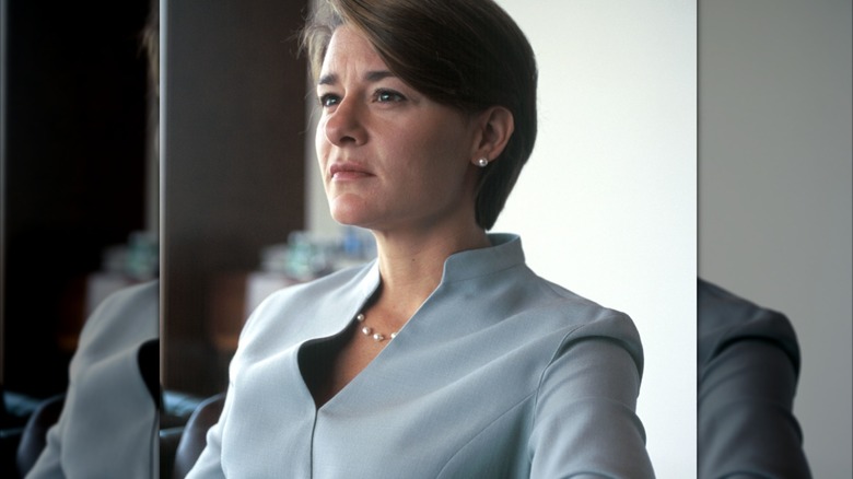 A young Melinda French Gates close-up