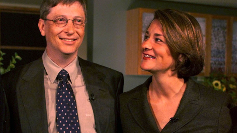 Bill Gates and Melinda Gates smiling together