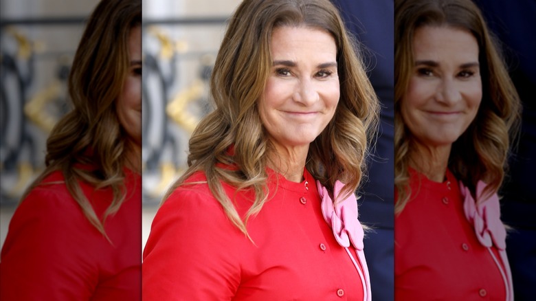 Melinda French Gates smiling close-up