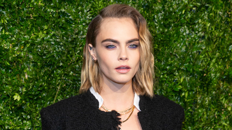Cara Delevingne posing