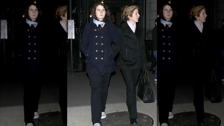 Tatiana Kennedy and Caroline Kennedy Schlossberg during Caroline Kennedy Schlossberg and Family Sighting In New York City