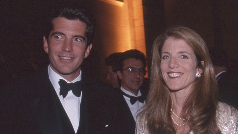 John F. Kennedy Jr. with sister Caroline Kennedy Shlossberg