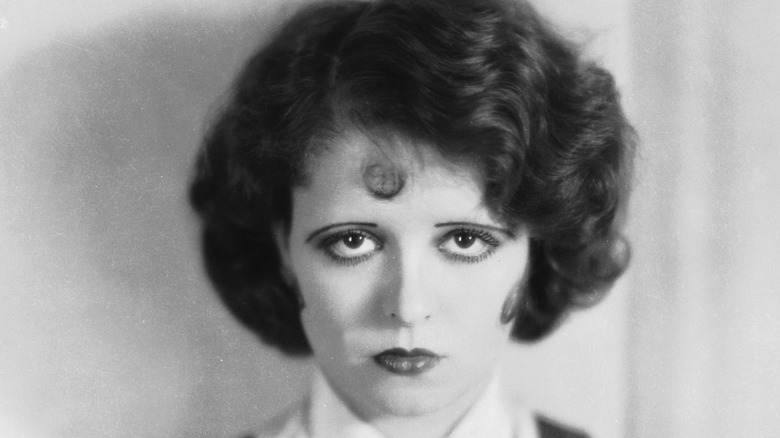 Clara Bow pouting for the camera 