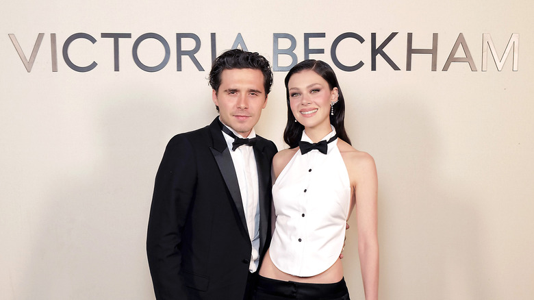 Brooklyn Peltz Beckham and Nicola Peltz Beckham at the Victoria Beckham fashion show