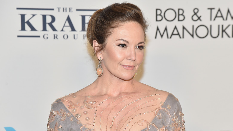 Diane Lane poising at an event in 2017