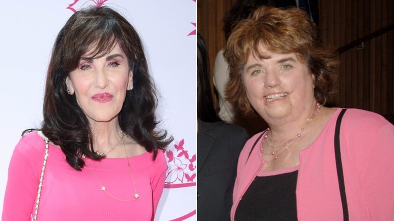 Split image of Robin McGraw posing at event and Cindi Broaddus smiling at an event
