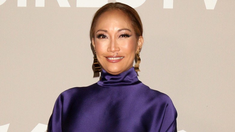 Carrie Ann Inaba in a purple dress