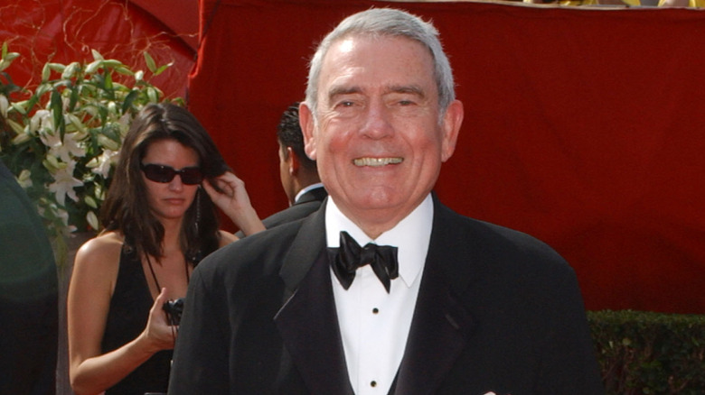 Dan Rather at the Shrine Auditorium in Los Angeles, California, in 2005.