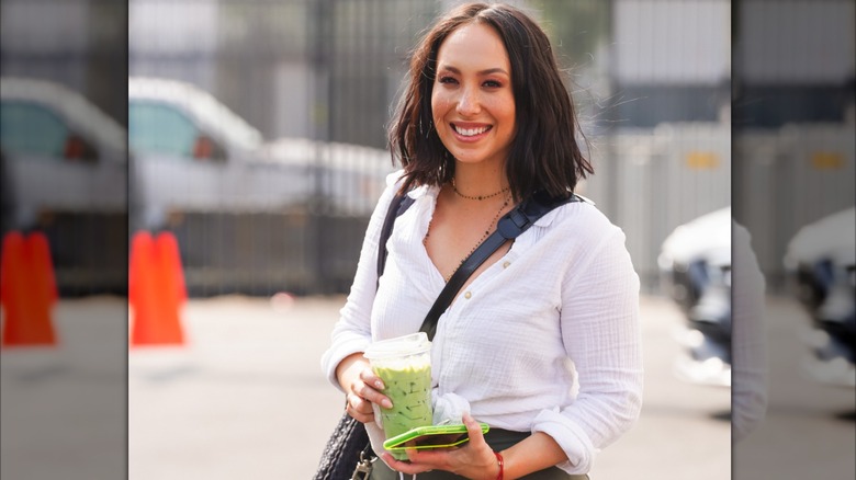 Cheryl Burke at the "DWTS" studios in 2020