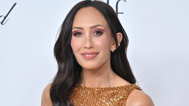 Cheryl Burke at the 2025 Elton John Academy Awards Viewing Party