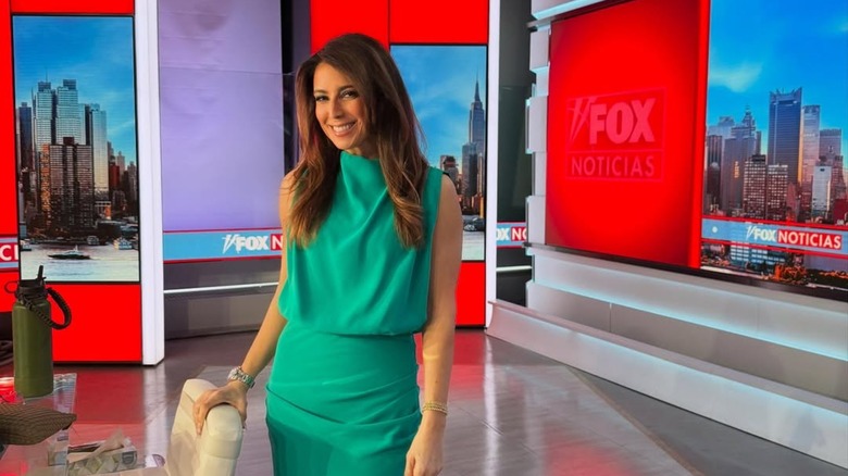 Julie Banderas on the Fox News set