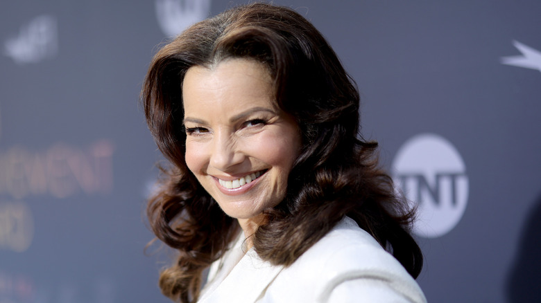 Fran Drescher smiling