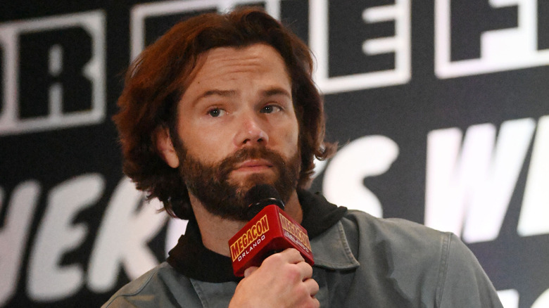 Jared Padalecki on stage at MegaCon Orlando 2025