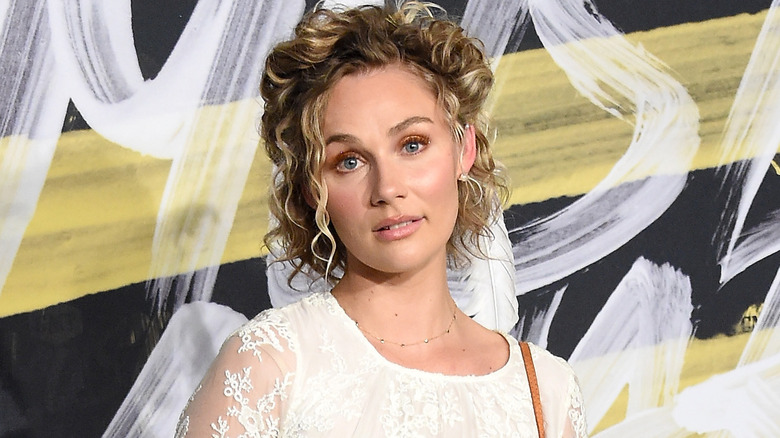 Clare Bowen posing at an event