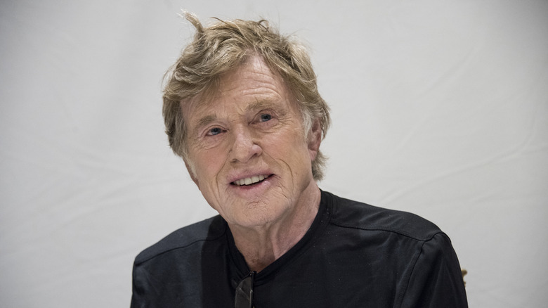 Robert Redford smiles