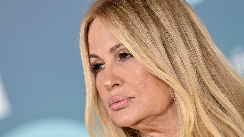 Jennifer Coolidge looking pensive 