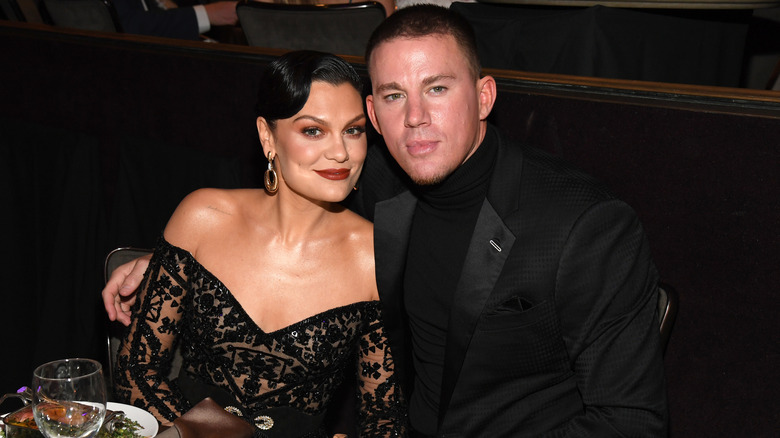 Jessie J and Channing Tatum twinning in black