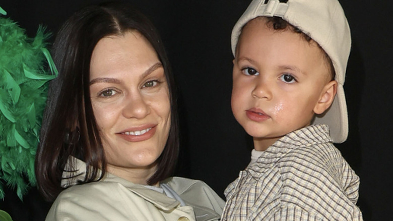 Jessie J with her son Sky