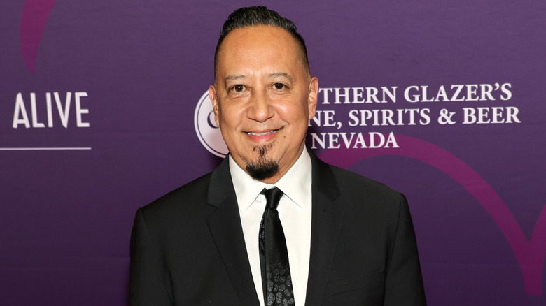 Cleto Escobedo walks the red carpet